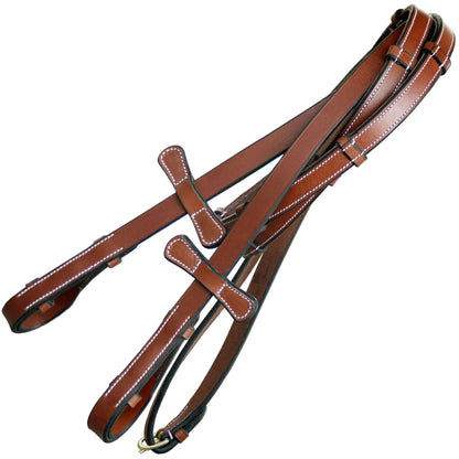 Rubber Lined Leather Reins