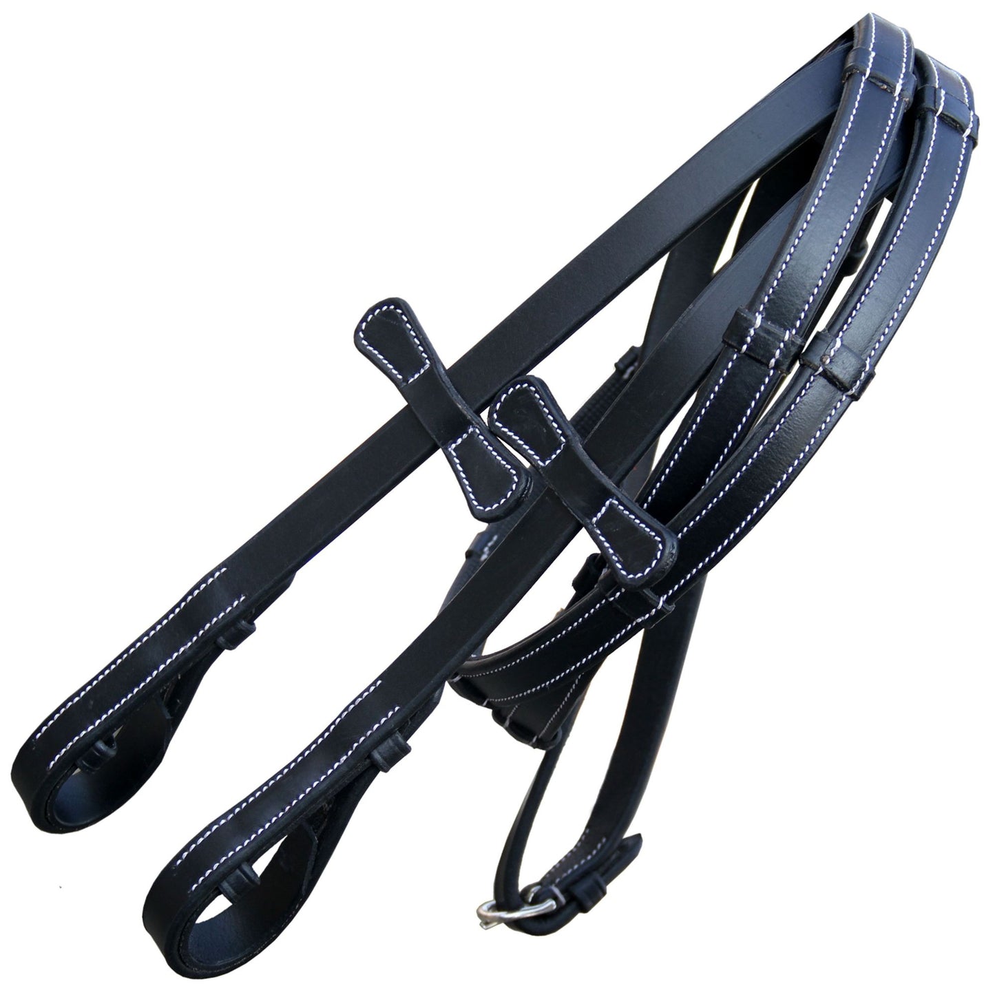 Rubber Lined Leather Reins