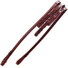 Load image into Gallery viewer, Fancy Stitch Double Laced Reins
