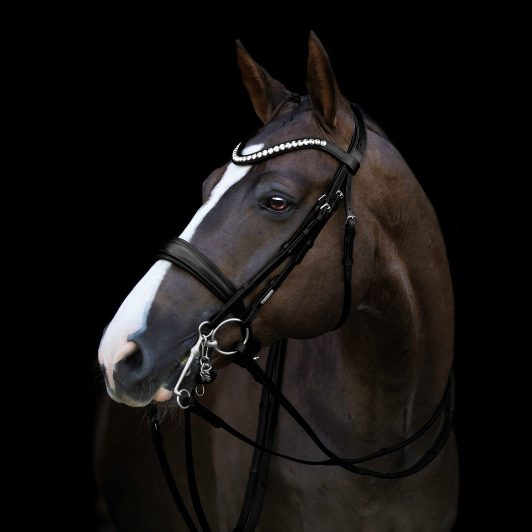 Athens Luxury Leather Bridle (Double) (No reins)