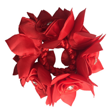 Load image into Gallery viewer, Rose Hair Scrunchie with Crystals-Hamag-Tacklet