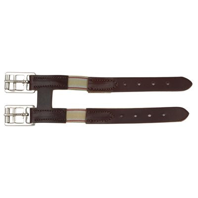 Leather Girth Extender with elastic