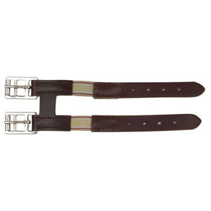 Leather Girth Extender with elastic