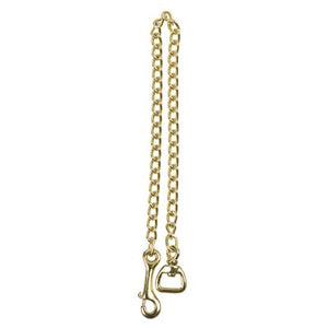 30" Brass Plate Replacement Chain for Perri's Leather Leads