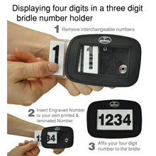 Load image into Gallery viewer, Spare Interchangeable Number Insert for Leather Number Holders (Pair)