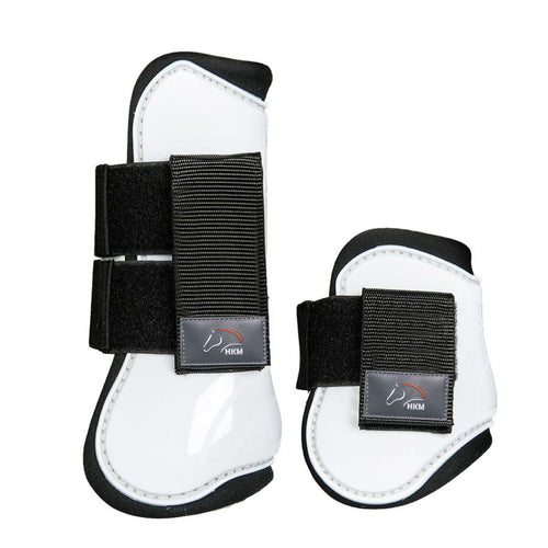White Tendon and Fetlock Boots - Cob/Full size