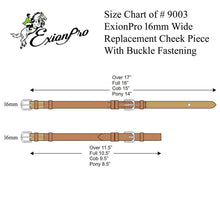 Load image into Gallery viewer, Cheek Pieces with buckle fastenings
