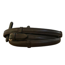Load image into Gallery viewer, Padded Nappa (Rolled) Leather Reins