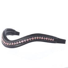 Load image into Gallery viewer, Light Rose/Light Amethyst Crystal Browband