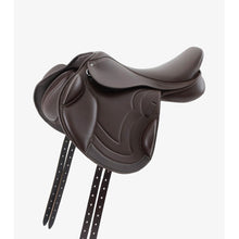 Load image into Gallery viewer, Bordeaux Synthetic Mono Flap Cross Country Saddle