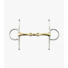 Load image into Gallery viewer, Brass Alloy Full Cheek Snaffle with Lozenge