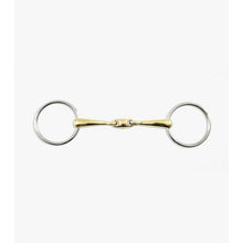 Load image into Gallery viewer, Brass Alloy Training Snaffle Bit with Lozenge