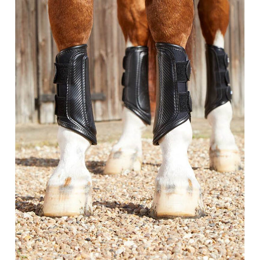 Carbon Air-Tech Double Locking Brushing Boots