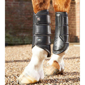 Carbon Air-Tech Single Locking Brushing Boots