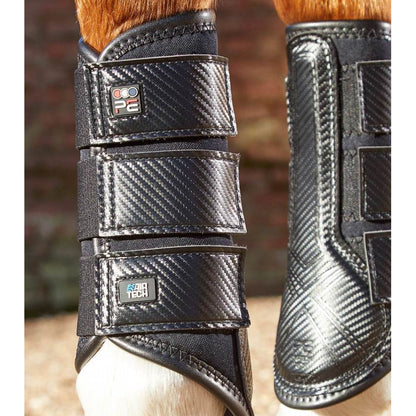 Carbon Air-Tech Single Locking Brushing Boots
