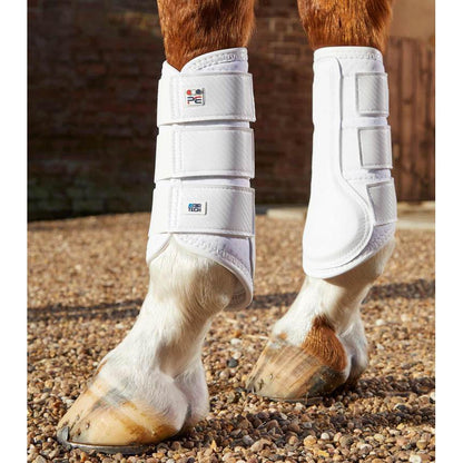 Carbon Air-Tech Single Locking Brushing Boots
