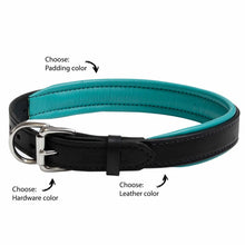 Load image into Gallery viewer, Custom Padded Leather Dog Collar