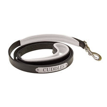 Load image into Gallery viewer, Padded Leather Dog Leash with Plate