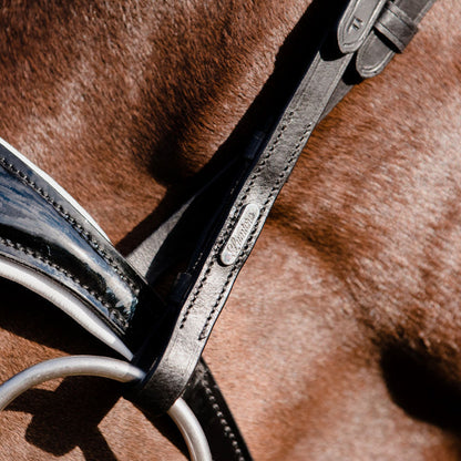 Adeline Italian Leather Bridle (Hanoverian) (No reins)