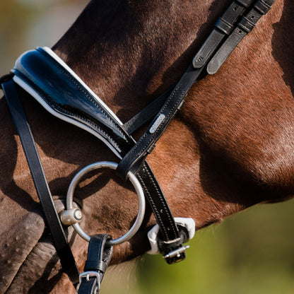 Adeline Italian Leather Bridle (Hanoverian) (No reins)