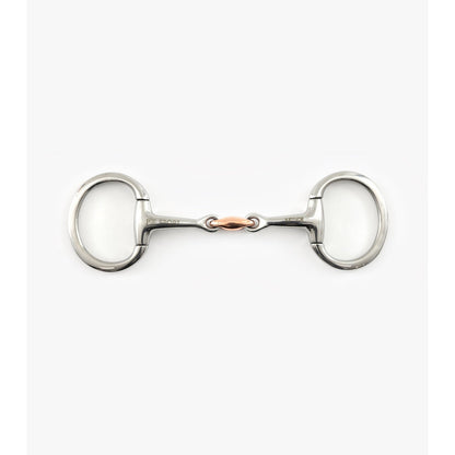 Eggbutt Snaffle with Copper Lozenge