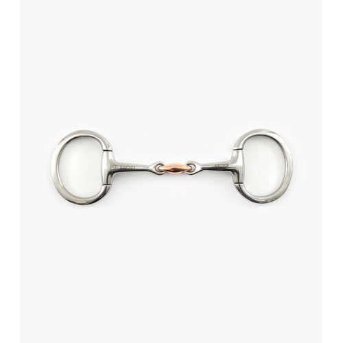 Eggbutt Snaffle with Copper Lozenge