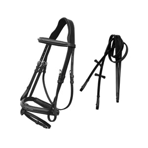 Fancy Stitch Padded Hanoverian Bridle (Convertible)