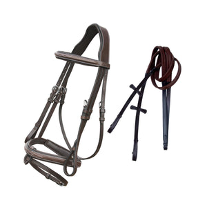Fancy Stitch Padded Hanoverian Bridle (Convertible)