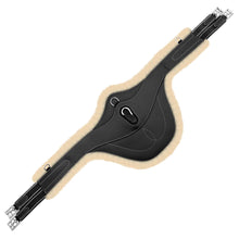 Load image into Gallery viewer, Padded Stud Girth w/snap - Black/Grey/Maroon Elastic