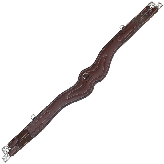 Padded Wave Long Girth - Brown/Grey/Maroon Elastic