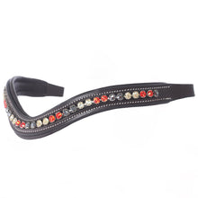 Load image into Gallery viewer, Black/Hyacinth/Jonquil Crystal Browband