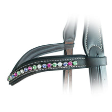 Load image into Gallery viewer, Peridot/Fuchsia/Tanzanite/Clear Crystal Browband