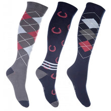 Load image into Gallery viewer, Cardiff Riding Socks - 3 Pack