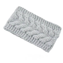Load image into Gallery viewer, Space Grey Women&#39;s knitted headband ear warmer