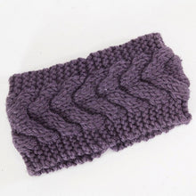 Load image into Gallery viewer, Grape Women&#39;s knitted headband ear warmer