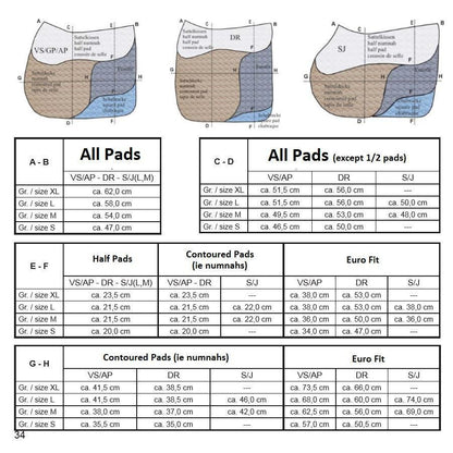 Design your own E.A Mattes Trekking Saddle Pad