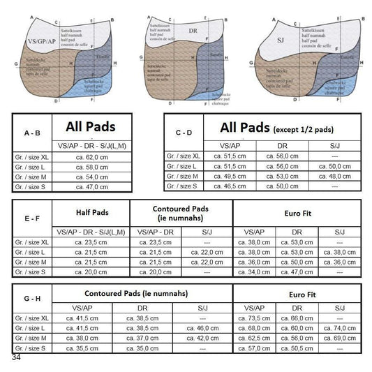 Design your own E.A Mattes Contoured Saddle Pad