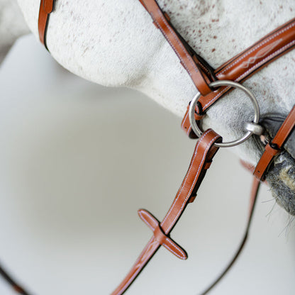 Milan Italian Leather Bridle (Convertible) (No reins)