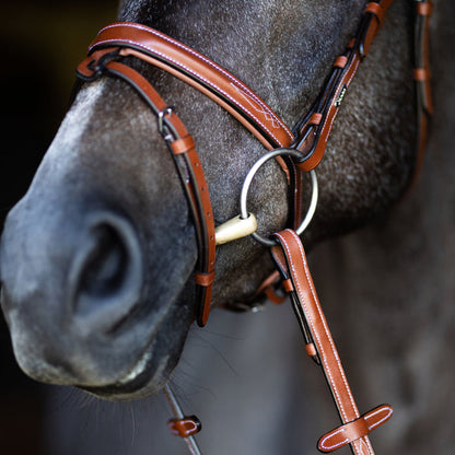 Milan Italian Leather Bridle (Convertible) (No reins)