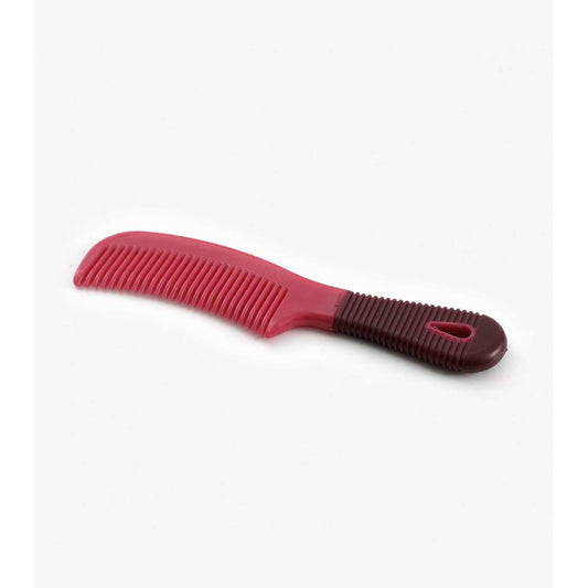 Plastic Mane Comb with Handle - Large