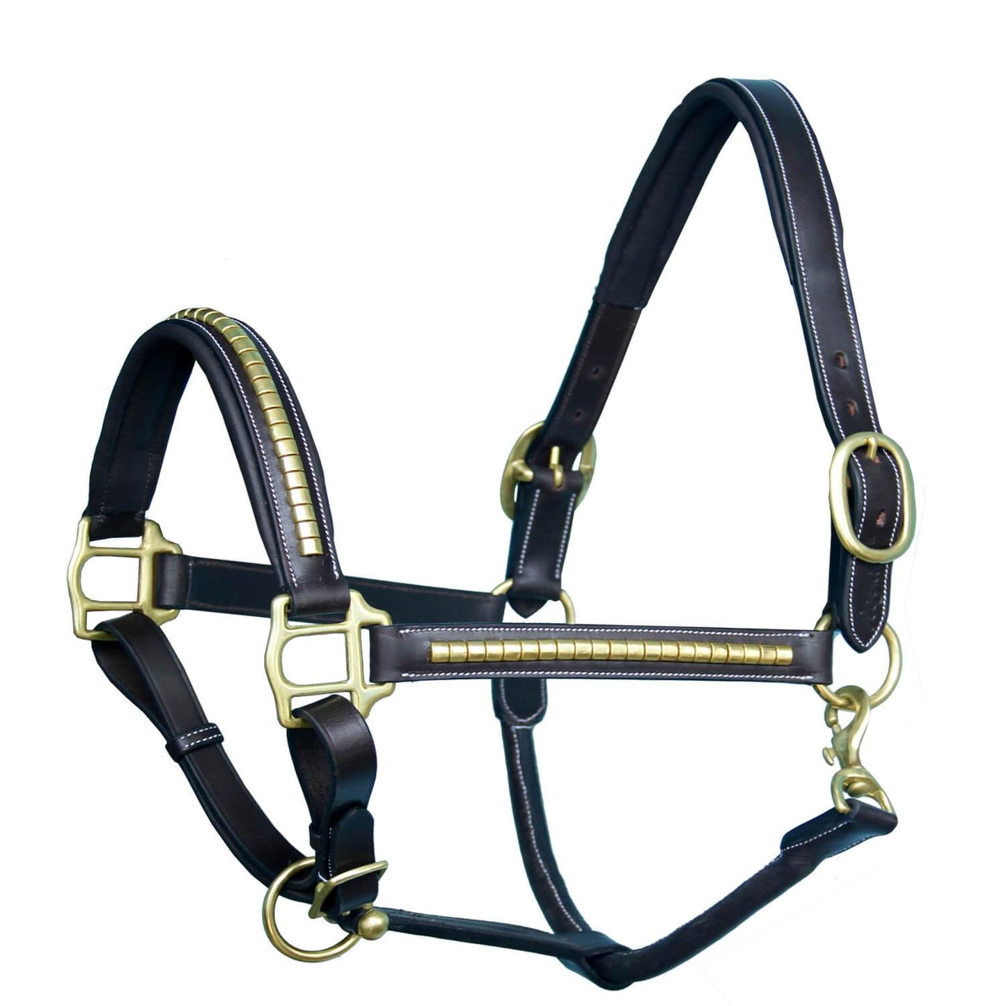 Clincher Padded Leather Halter