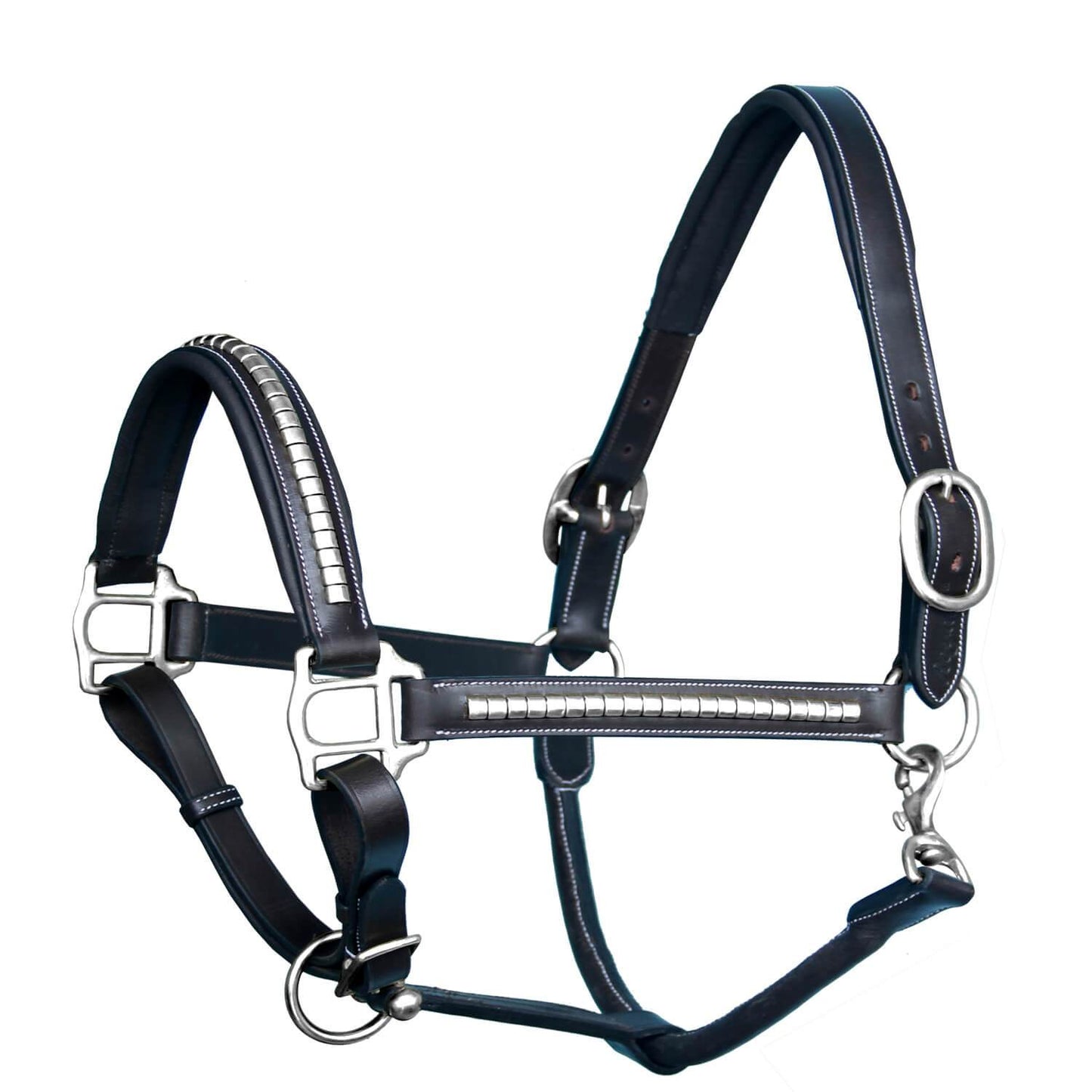 Clincher Padded Leather Halter