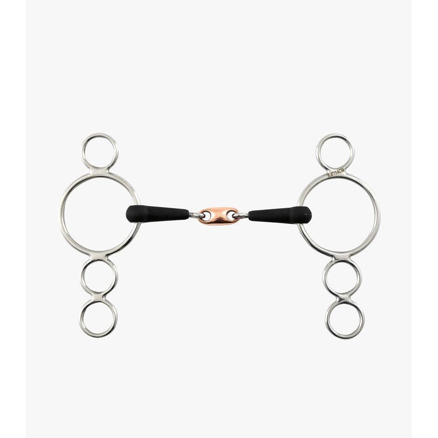 Rubber Three Ring Dutch Gag with Lozenge