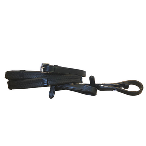 Leather & Rubber Grip Reins (Flat)