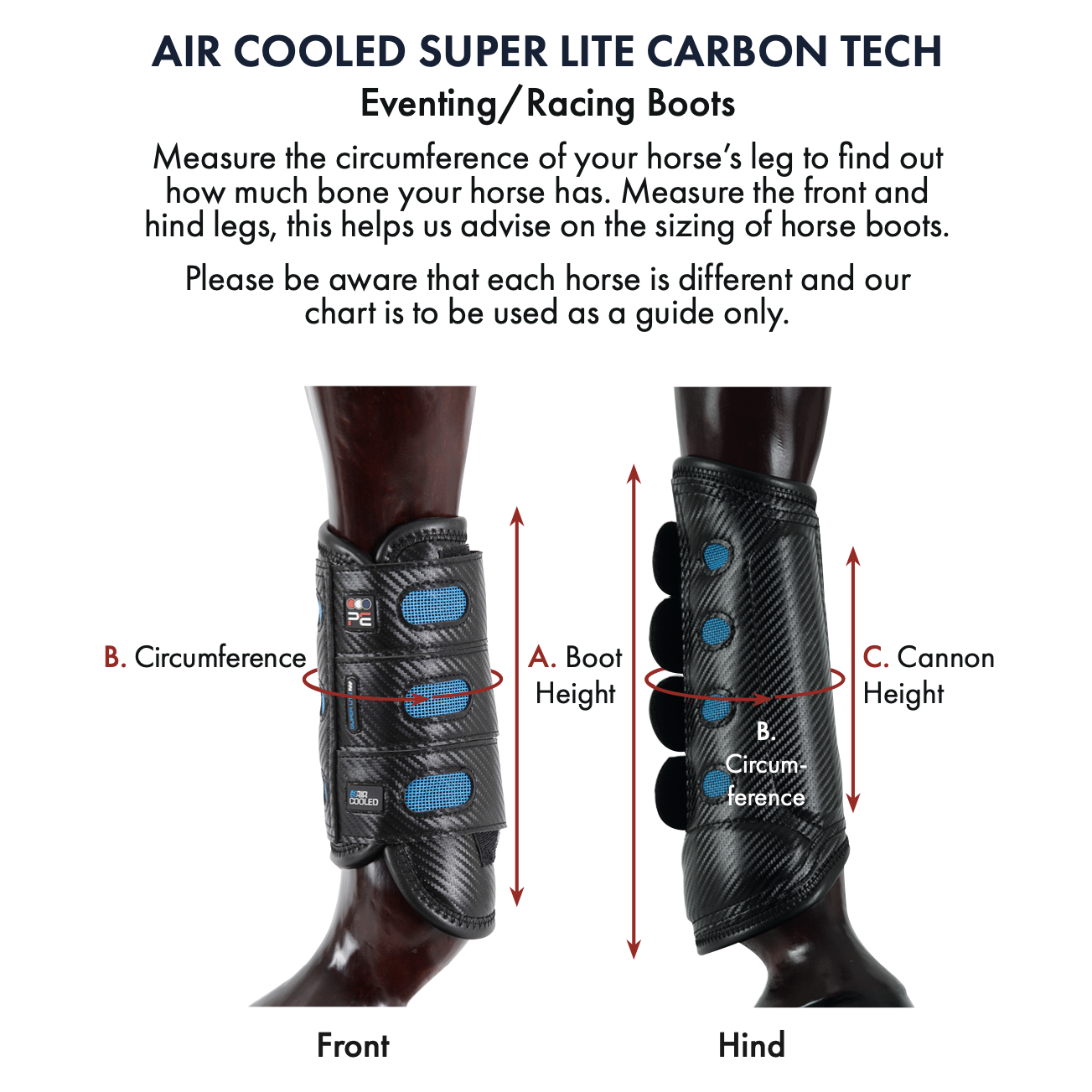 Air Cooled Super Lite Carbon Tech Eventing/Racing Boots