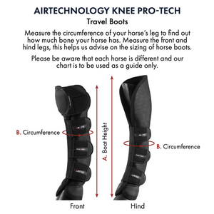 Airtechnology Knee Pro-Tech Horse Travel Boots