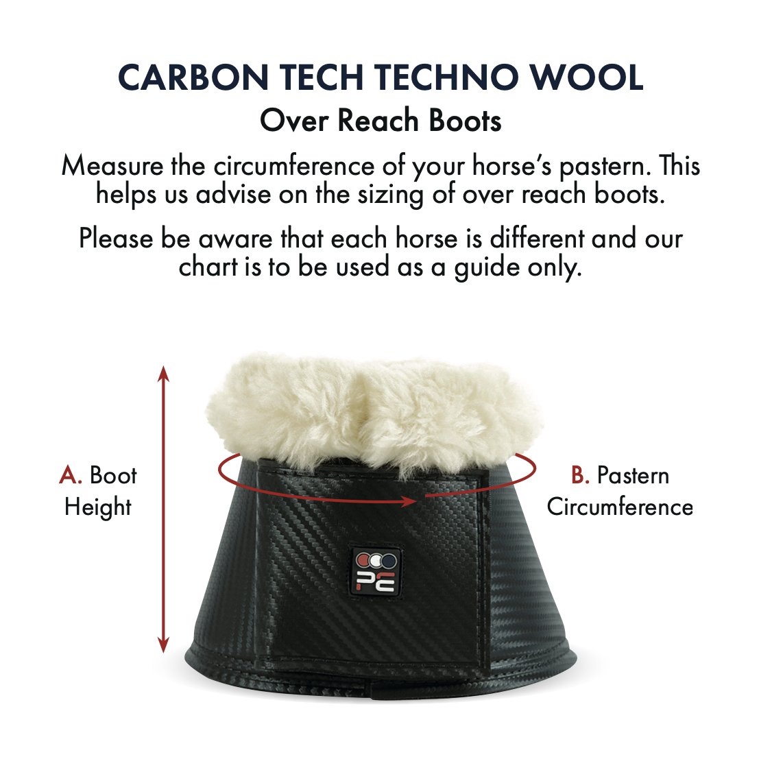 Carbon Tech Techno Wool Over Reach Boots