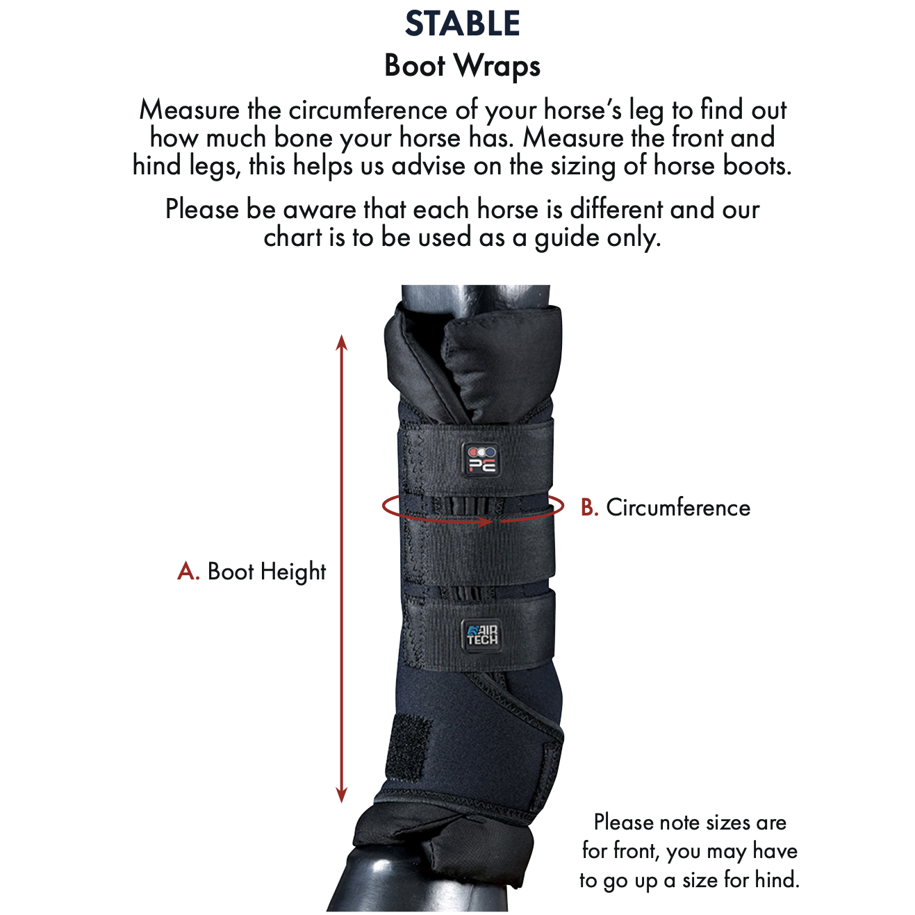 Stable Boot Wraps