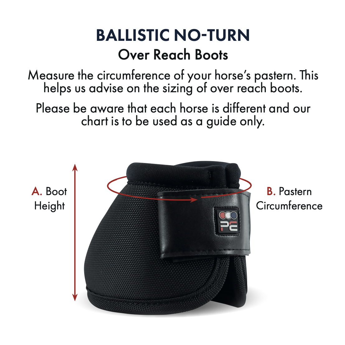 Ballistic No-Turn Over Reach Boots