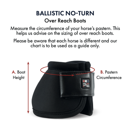 Ballistic No-Turn Over Reach Boots